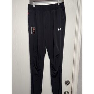 Under Armour Texas Tech Red Raiders‎ Men's Black Track Pants Size Medium 1378444